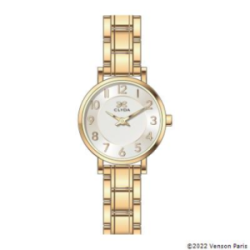 Montre CLYDA tout acier doré