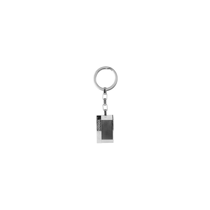 Porte clefs acier motif grec