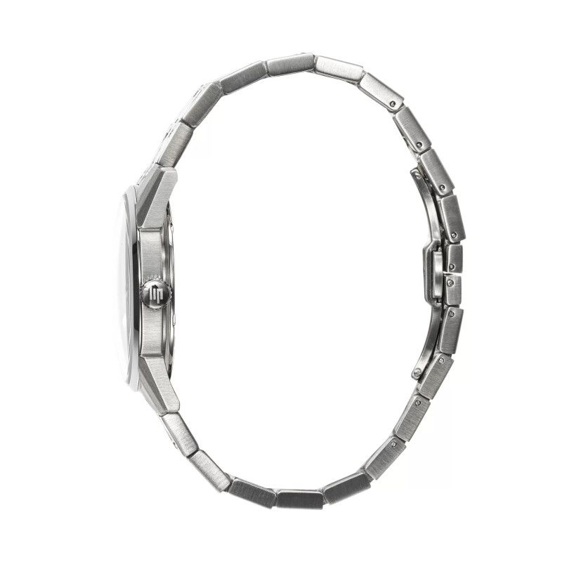 Montre LIP Himalaya bi-compax tout acier fond bleu