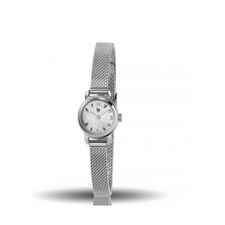 Montre dame LIP Henriette acier bracelet milanais