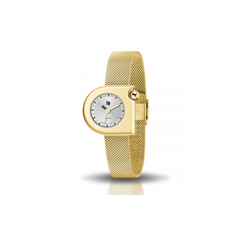 Montre LIP Mach 2000 Mini tout acier doré