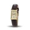 Montre LIP Churchill T18 boite doré bracelet cuir marron